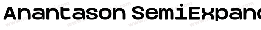 Anantason SemiExpanded Ultra字体转换